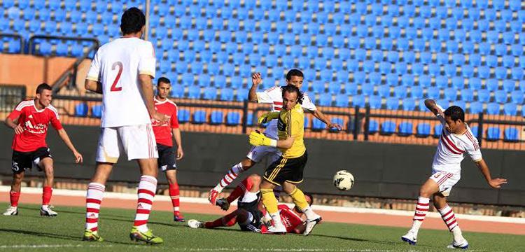 الزمالك والمنيا واحمد على يسجل 